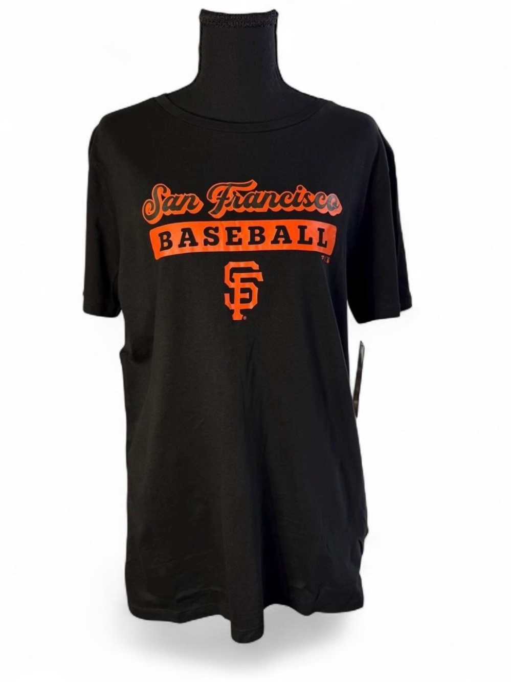 Fanatics San Francisco Baseball Tshirt Women's Size Large Black SF GIANTS new